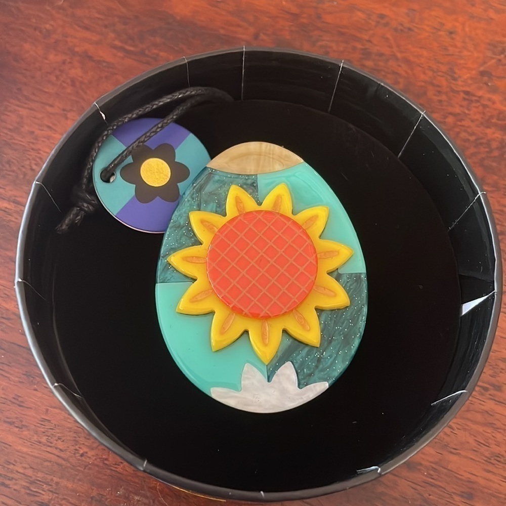NIB Erstwilder Sunflower of Love Brooch